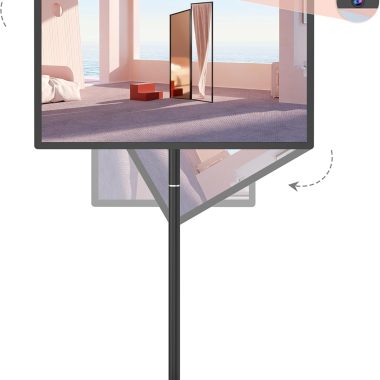 32-Inch Portable 4K Touchscreen Monitor Android 13 Smart TV 8GB RAM 128GB Storage 8-10 Hour Battery Black