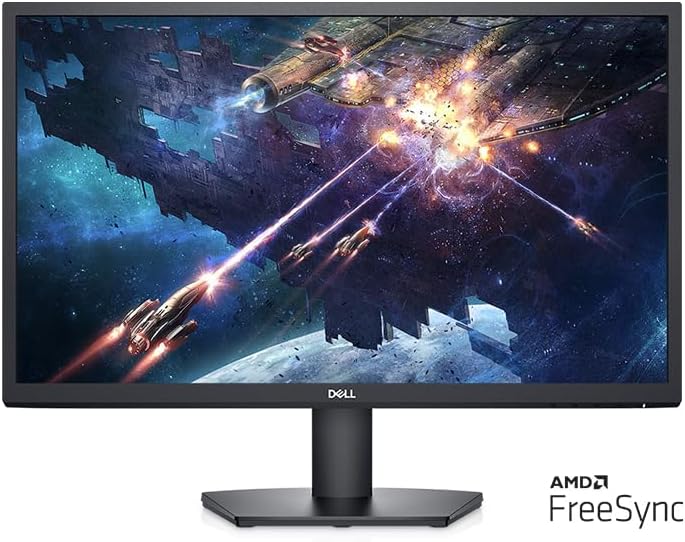 Dell SE24 Series 24 Inch FHD IPS Monitor with AMD FreeSync, 75Hz, 5ms, HDMI/VGA, Black - Image 2