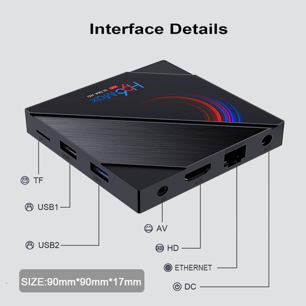 1Goal H96 Max Android HD TV Box 4GB RAM 32GB Storage - Image 3