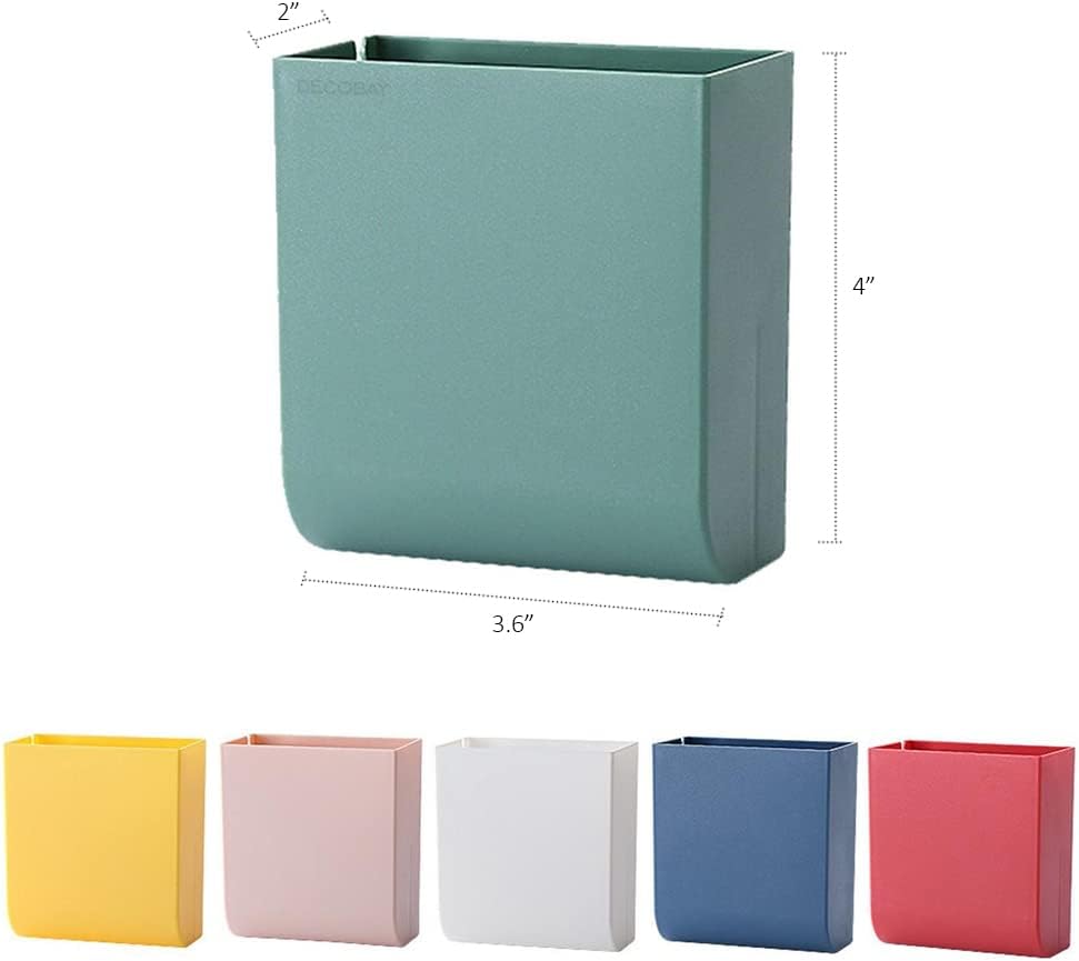 D4 White Wall Mount Phone Holder Stand with Adhesive and Cable Hole for Shower and Charging - Image 9