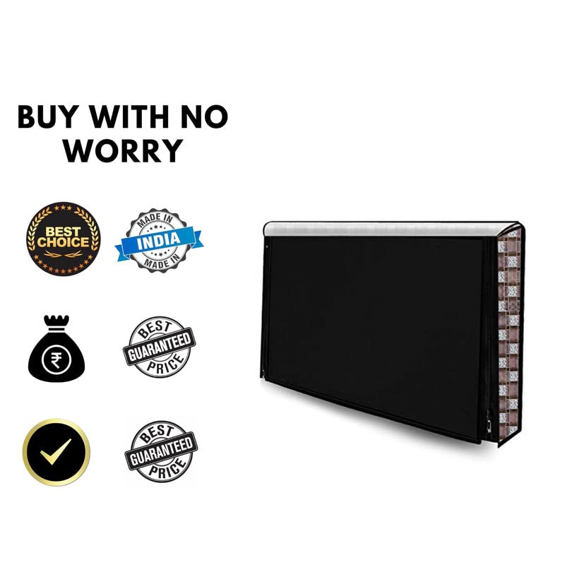 42 Inch Multicolor LED/LCD Television Protective Cover with Zip Lock - Image 2