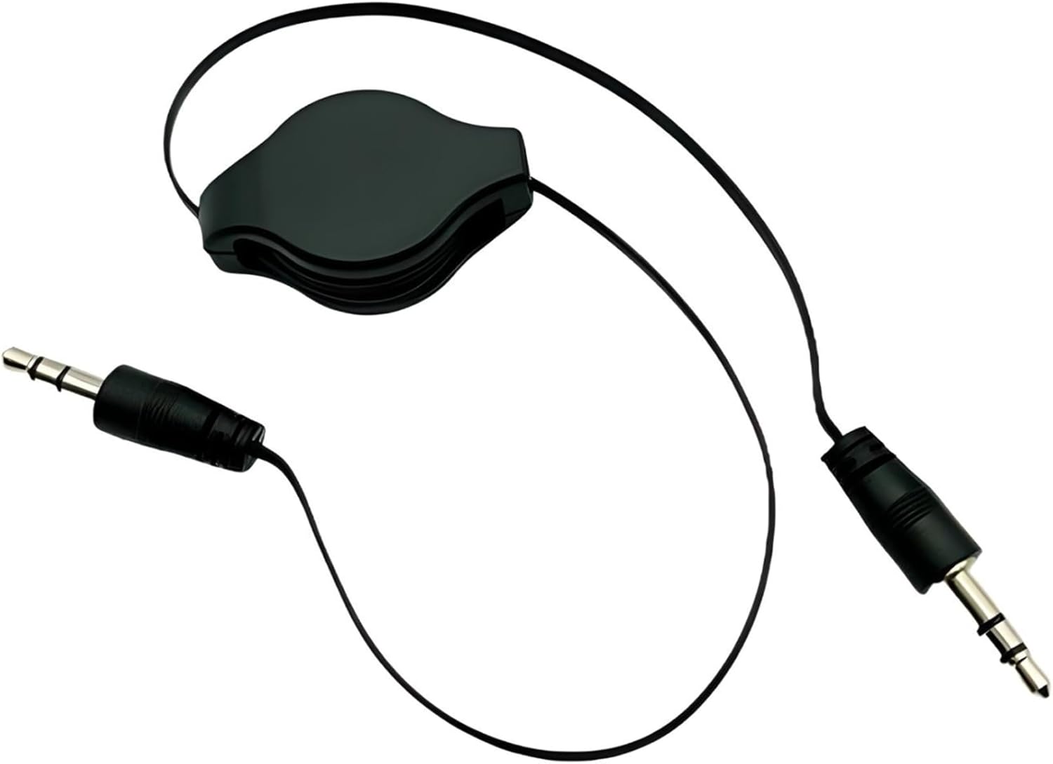 3.5mm Auxiliary Audio Cable Cord for iPod iPhone Zune Car Stereo MP3 Black 6ft - Image 2