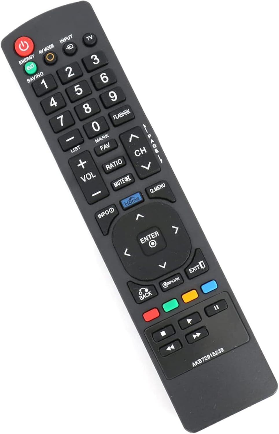 LG 32LK330-UB 32LK430 32LK450 32LV2500 LCD LED TV Replacement Remote Control AKB72915239 - Image 2