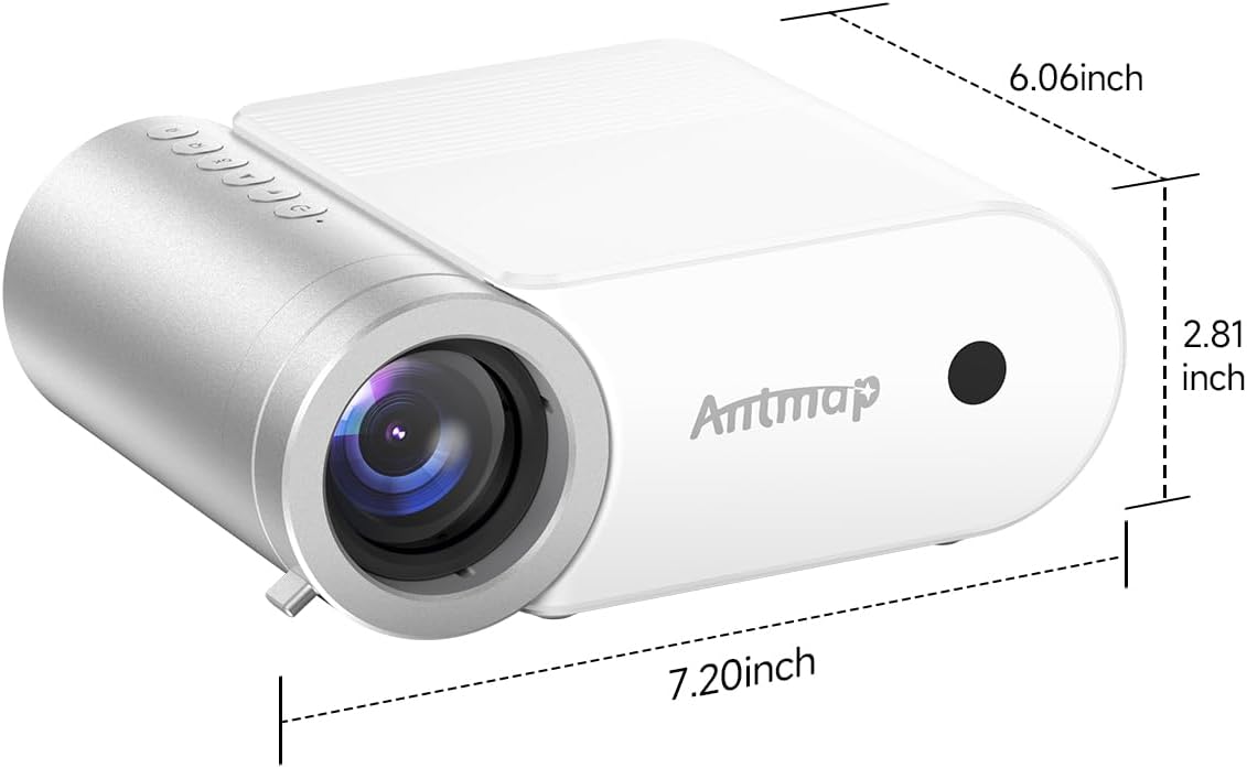 400 ANSI WiFi Bluetooth Mini Projector, 1080P Outdoor Home Theater 4K Support, 200-Inch Wireless Projection for Smartphones - Image 9