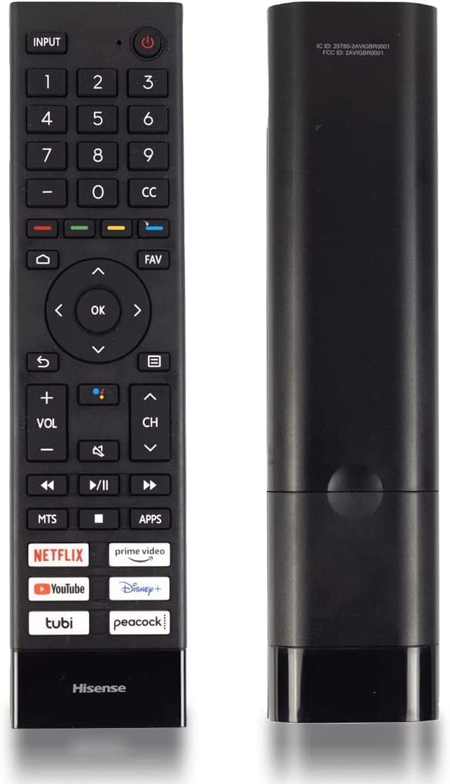 AJPro Renewed Voice Control Remote for Hisense Smart Android TV 43A6G 75U6G - Image 3
