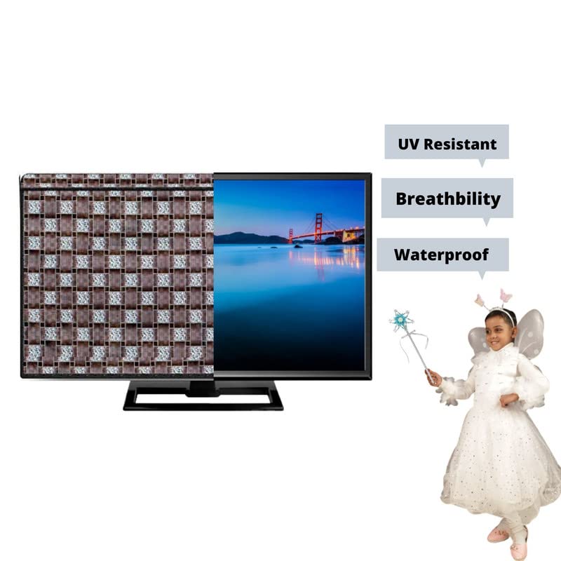 42 Inch Multicolor LED/LCD Television Protective Cover with Zip Lock - Image 4