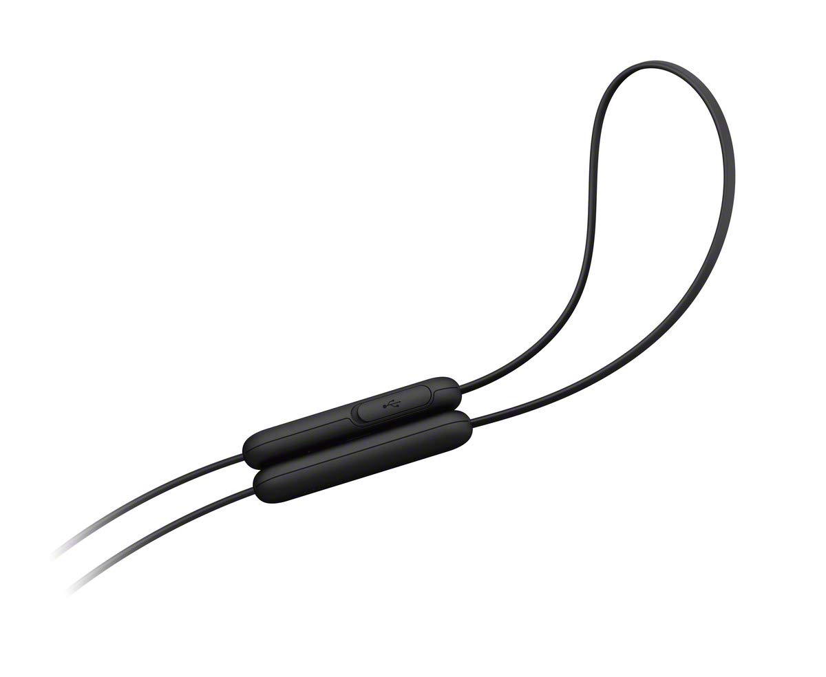 Sony WI-C200 Black Wireless Bluetooth Headphones 12 Hour Battery Life - Image 5