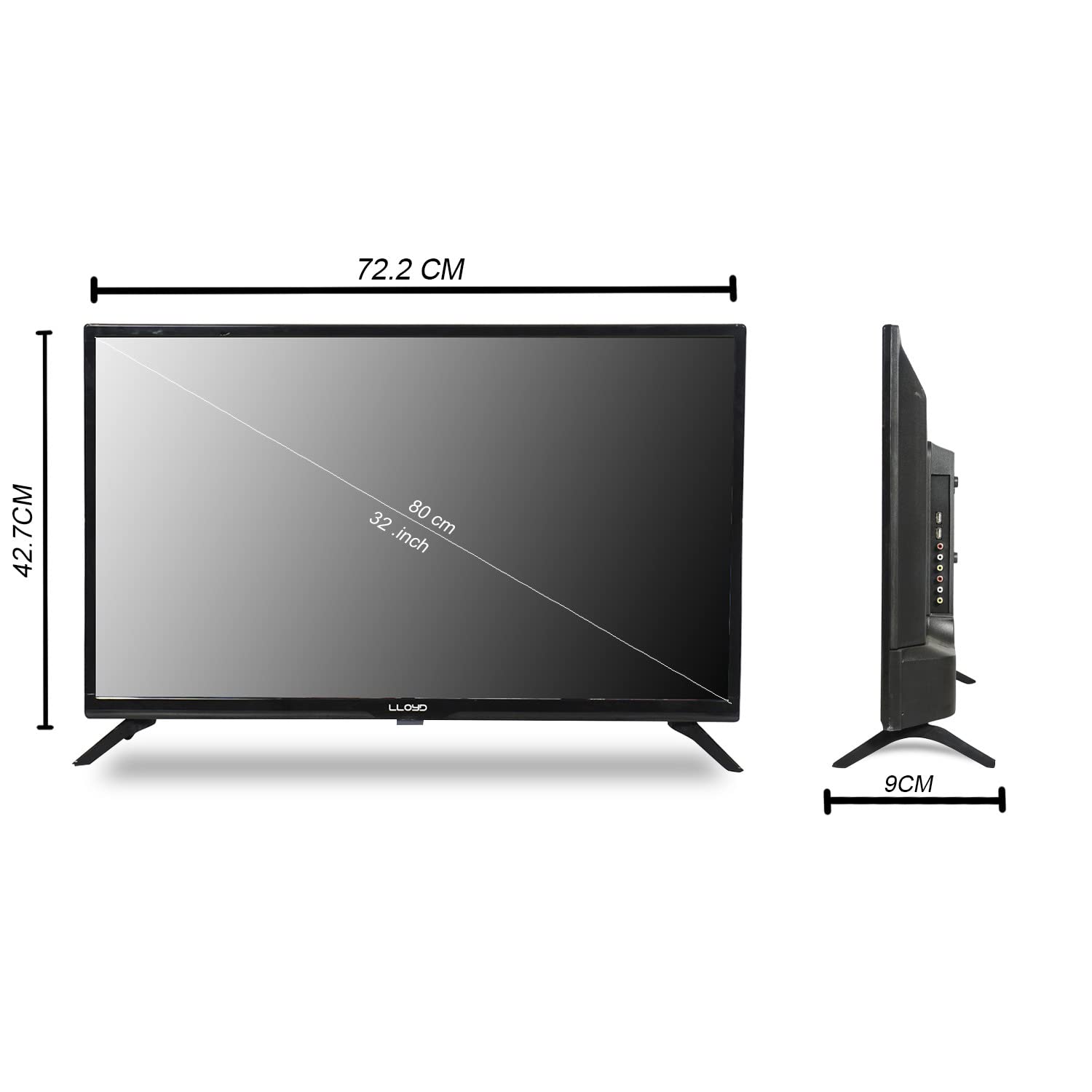 Havells Lloyd 32 Inch HD Ready Smart LED TV Black 2024 Model - Image 7