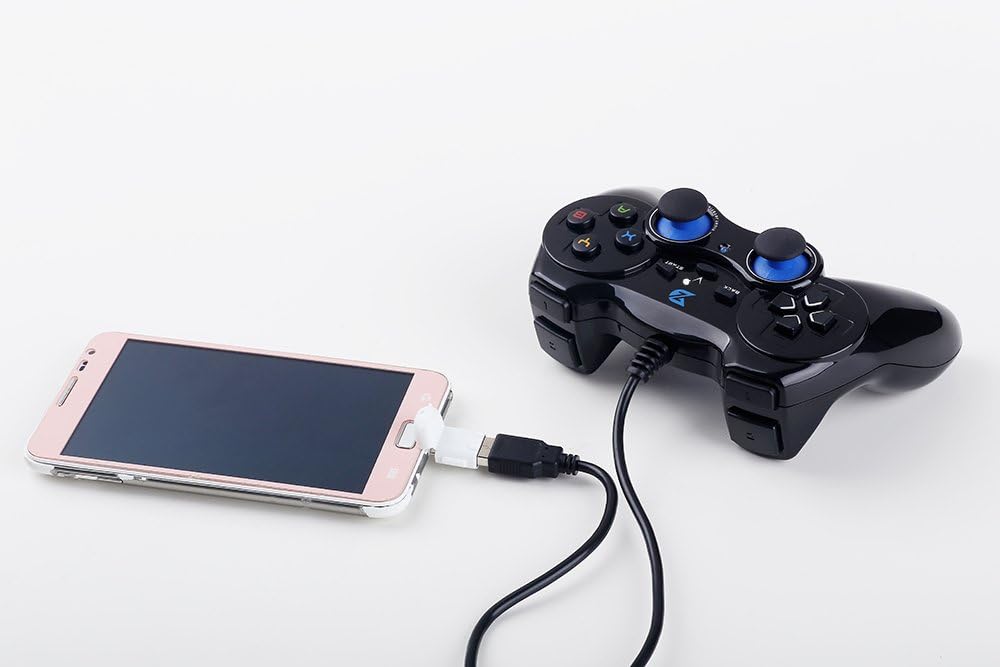 ZD-V+ Black USB Wired Gaming Controller Gamepad for PC, PS3, Android, and Steam - Image 6