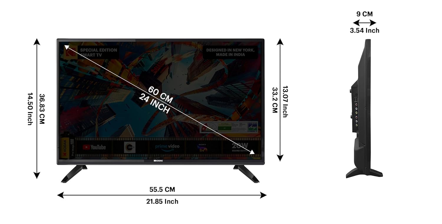 Kodak 24 inch HD Ready Smart LED TV 24SE5002 Black Special Edition - Image 6