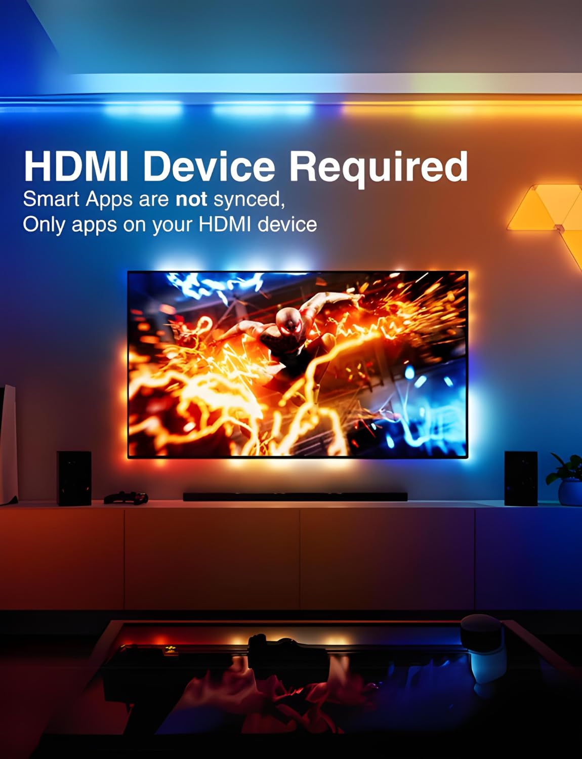 APEX HD HDMI Sync TV LED Backlight, Multicolor, Up to 90 Inch Screens - Image 4