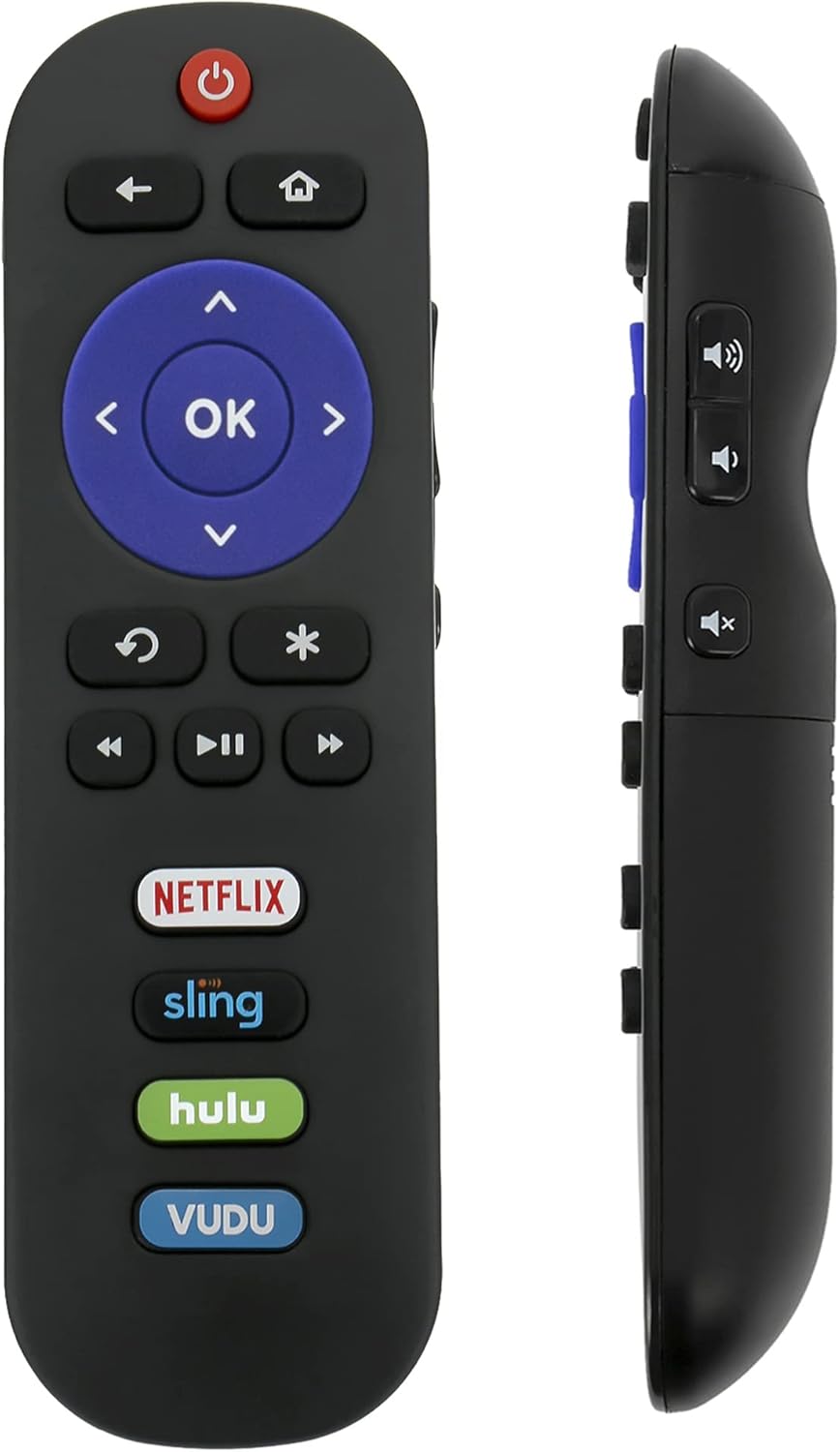 TCL Roku TV Remote RC280 Replacement with Volume Control Button - Image 3