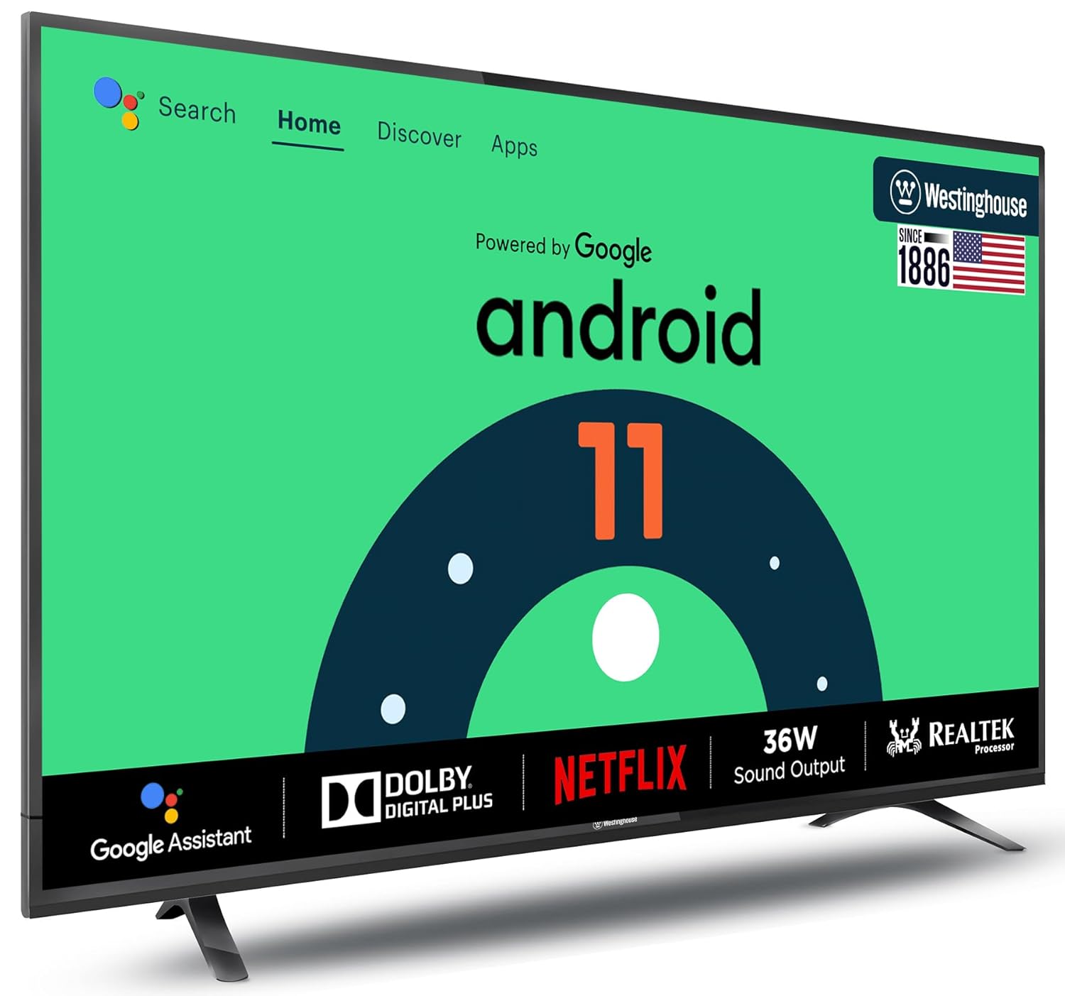 Westinghouse 43 Inch Full HD Certified Android LED TV WH43FX71 Black - Image 7