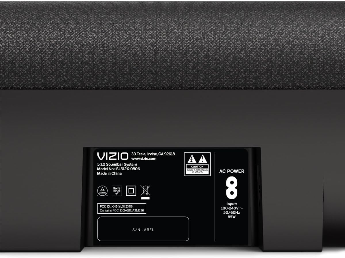 VIZIO Elevate SE 5.1.2 Channel Soundbar System with Wireless Subwoofer, Dolby Atmos, DTS:X, Bluetooth, New 2024 - Image 19