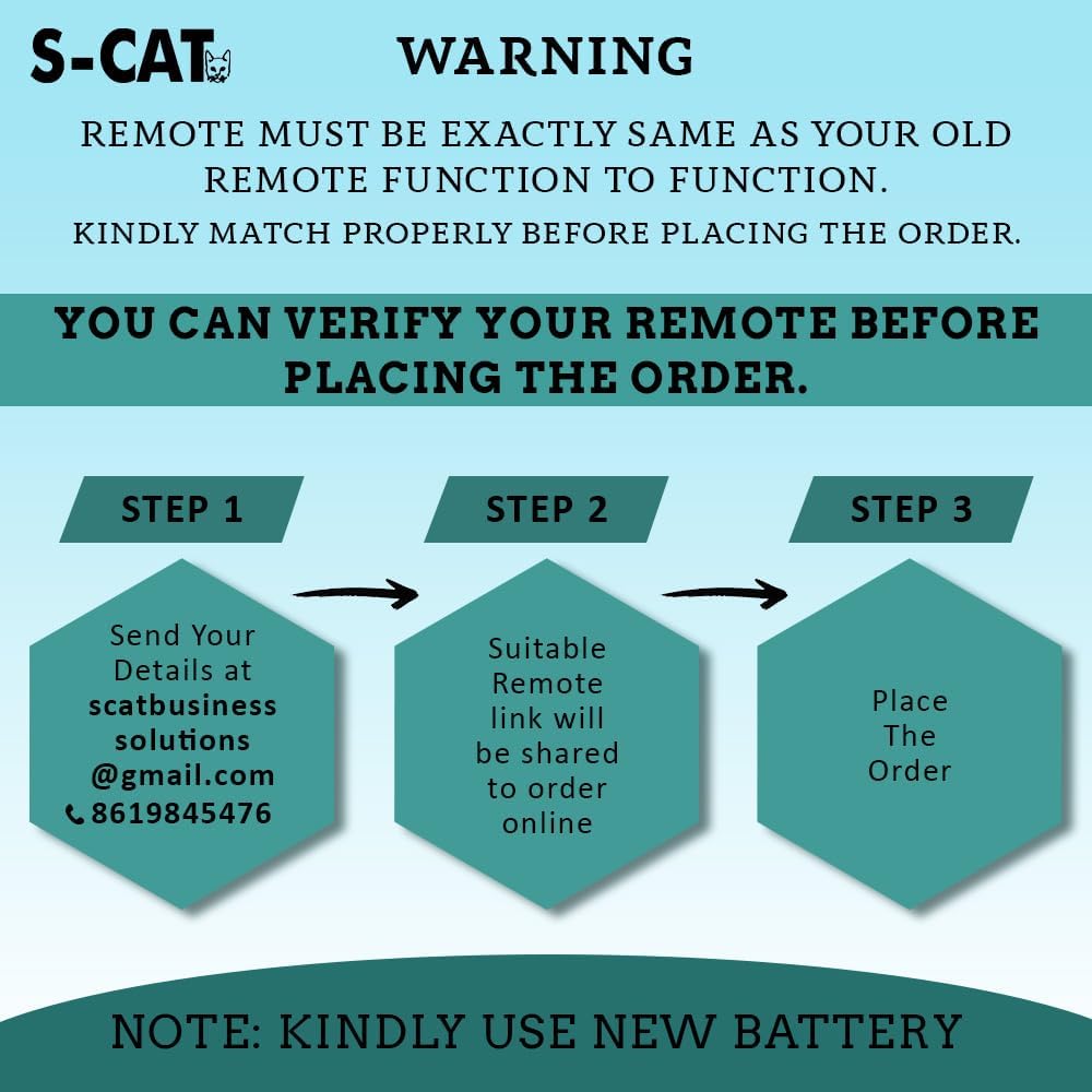 S-CAT Replacement Remote for Sony Bravia Smart TVs with Bluetooth Voice Control - Model RMF-TX500p - Image 2