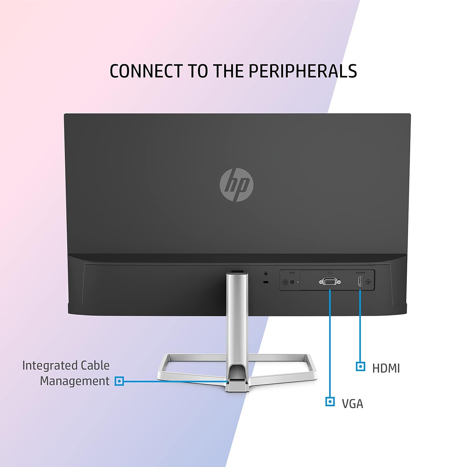 HP M22f 21.5-inch FHD IPS Monitor, Eye Safe Certified, 75Hz, Silver - Image 4