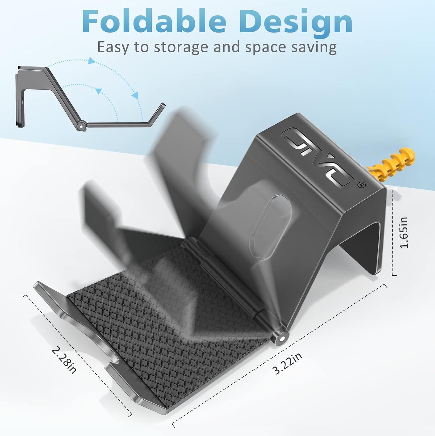 Adjustable 4-Piece Video Game Controller & Headphone Wall Mount Stand Holder for PS3 PS4 PS5 Xbox 360 One Series - Image 3