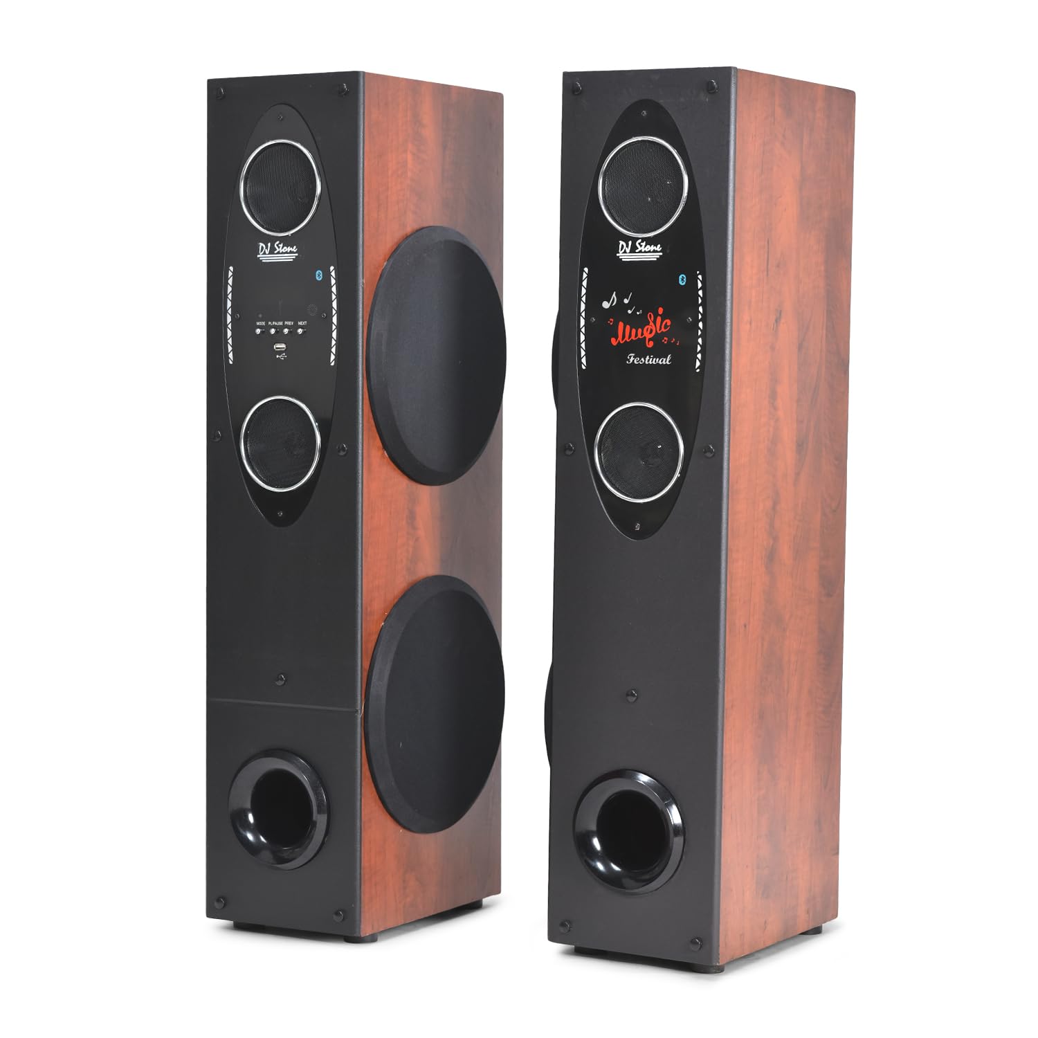 DJ STONE Whale bt Multimedia Tower Speakers 500W Bluetooth AUX USB for Home Theater Parties - Image 3