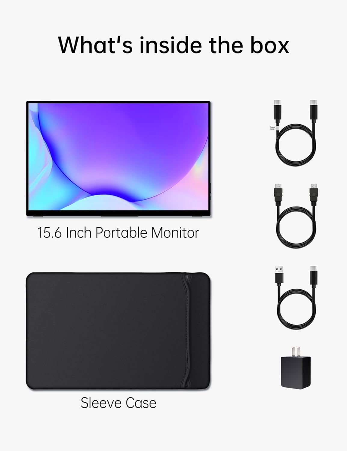 15.6 Inch Portable FHD IPS Touchscreen Monitor with Tempered Glass Kickstand and Speaker for Laptop Phone Computer Xbox Switch - Image 7