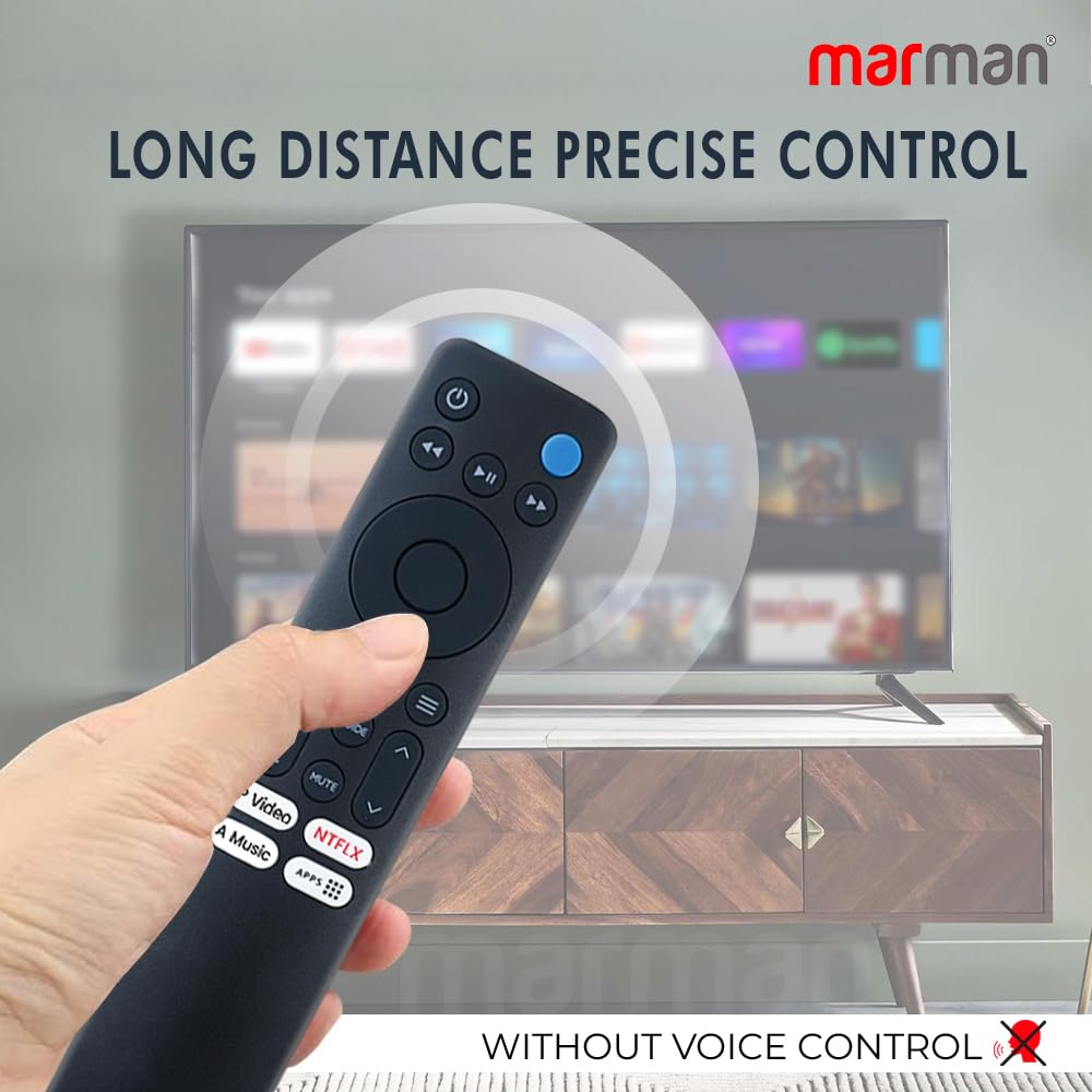 marman® Original Replacement Remote for Mi Redmi Fire TV L32R8-FVIN L43R8-FVIN HD Ready LED Smart Android Television Without Voice Command - Image 4