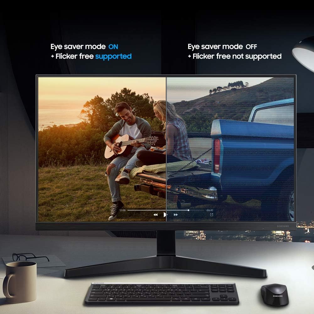 SAMSUNG 22 Inch FHD 1080p IPS Computer Monitor 75Hz FreeSync 3-Sided Border-Less HDMI VGA - Image 7