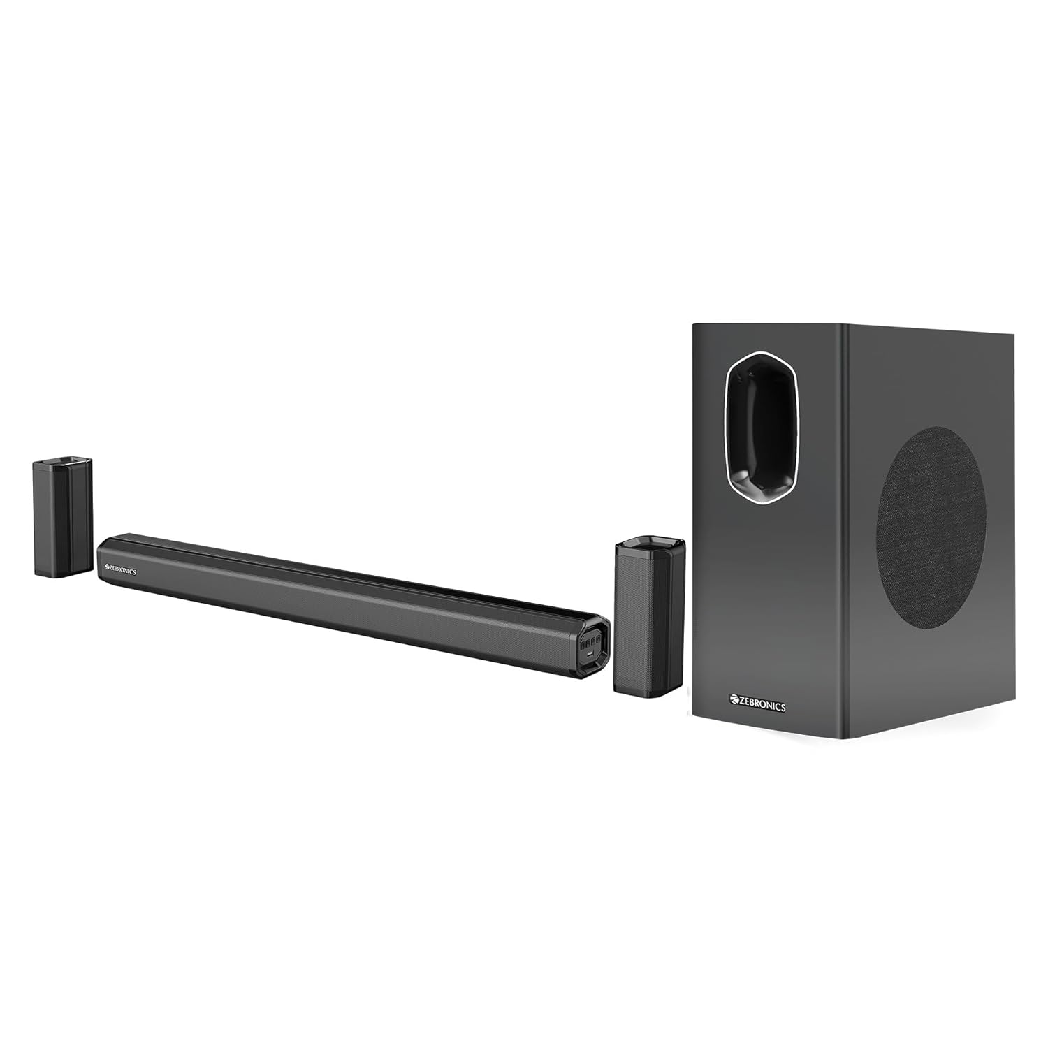 Zebronics Juke BAR 7400 PRO 5.1 Channel Soundbar with 180W RMS, 6.5" Subwoofer, Black - Image 2