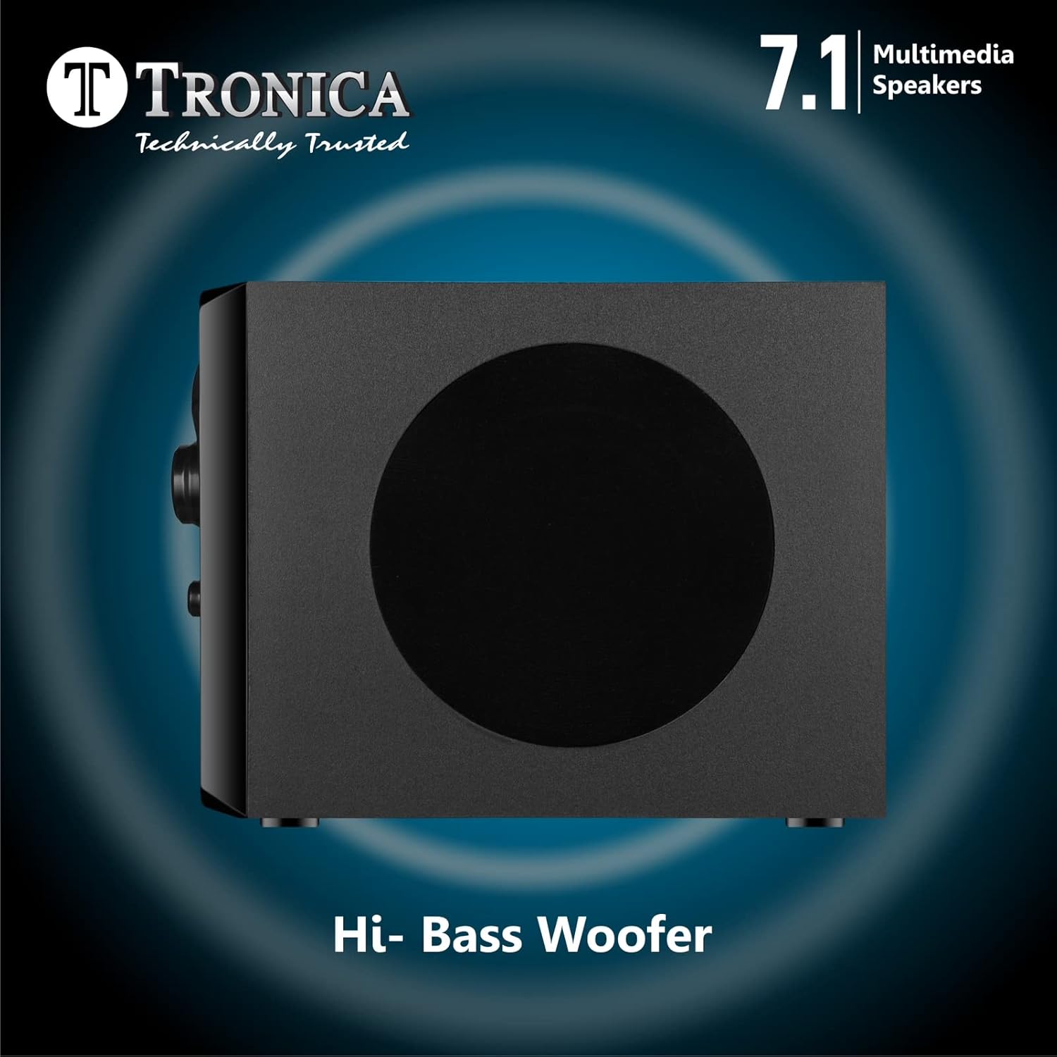 Tronica PS07 Premium 60W 7.1 Channel Bluetooth Home Theater System, PenDrive, FM, Aux, TV Compatible with Remote - Image 3