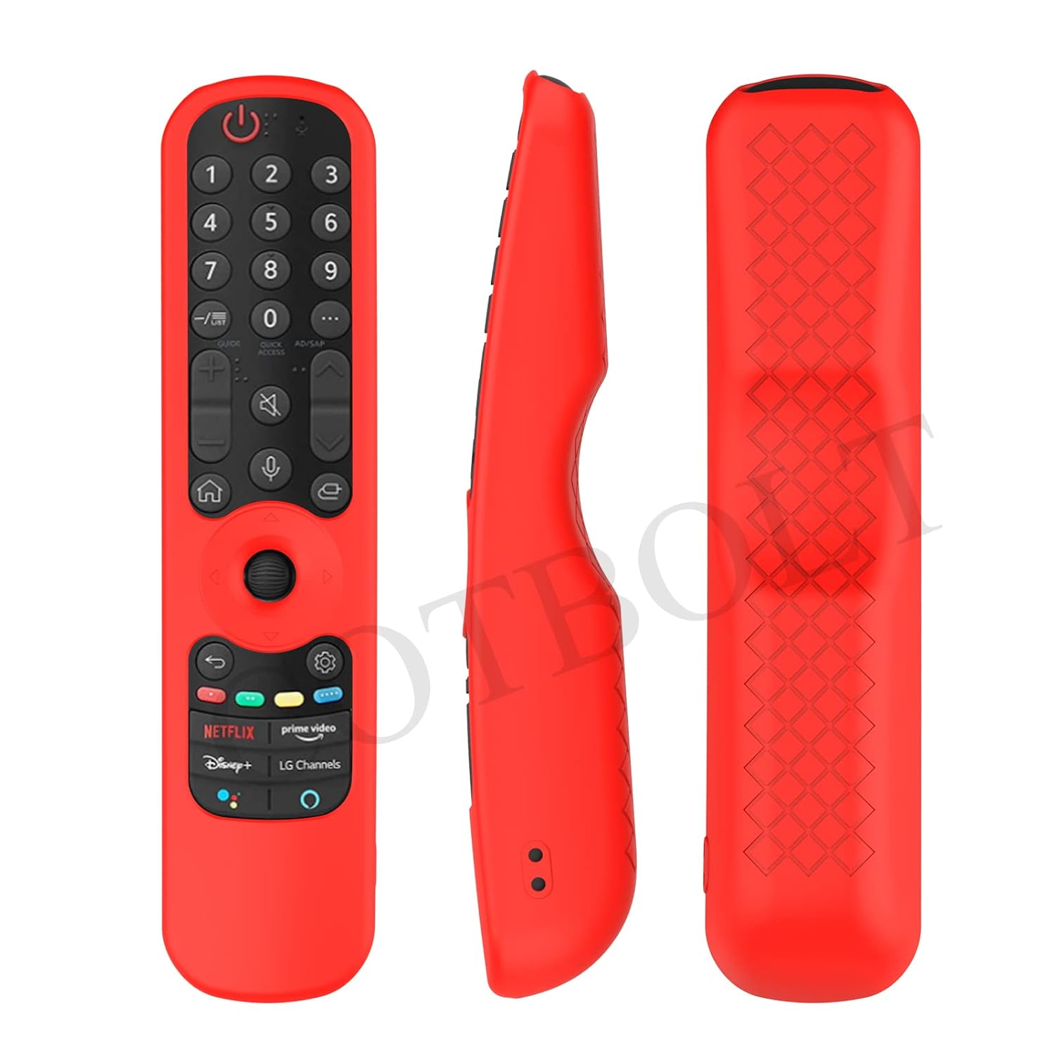 LG Magic Remote Silicone Protective Case Black Shockproof Cover for AN-MR21GA MR22GA MR23GA Smart TV Remotes - Image 7