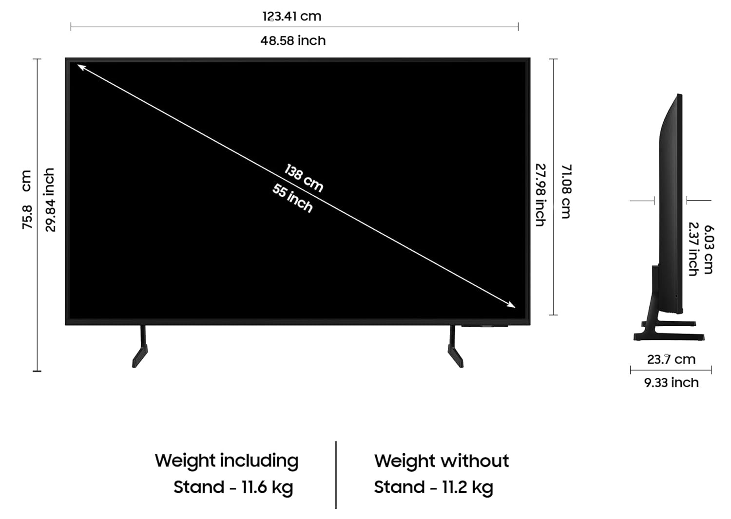 Samsung 55-inch Brighter Crystal 4K Vivid Pro Smart LED TV Black UA55DUE77AKLXL - Image 4