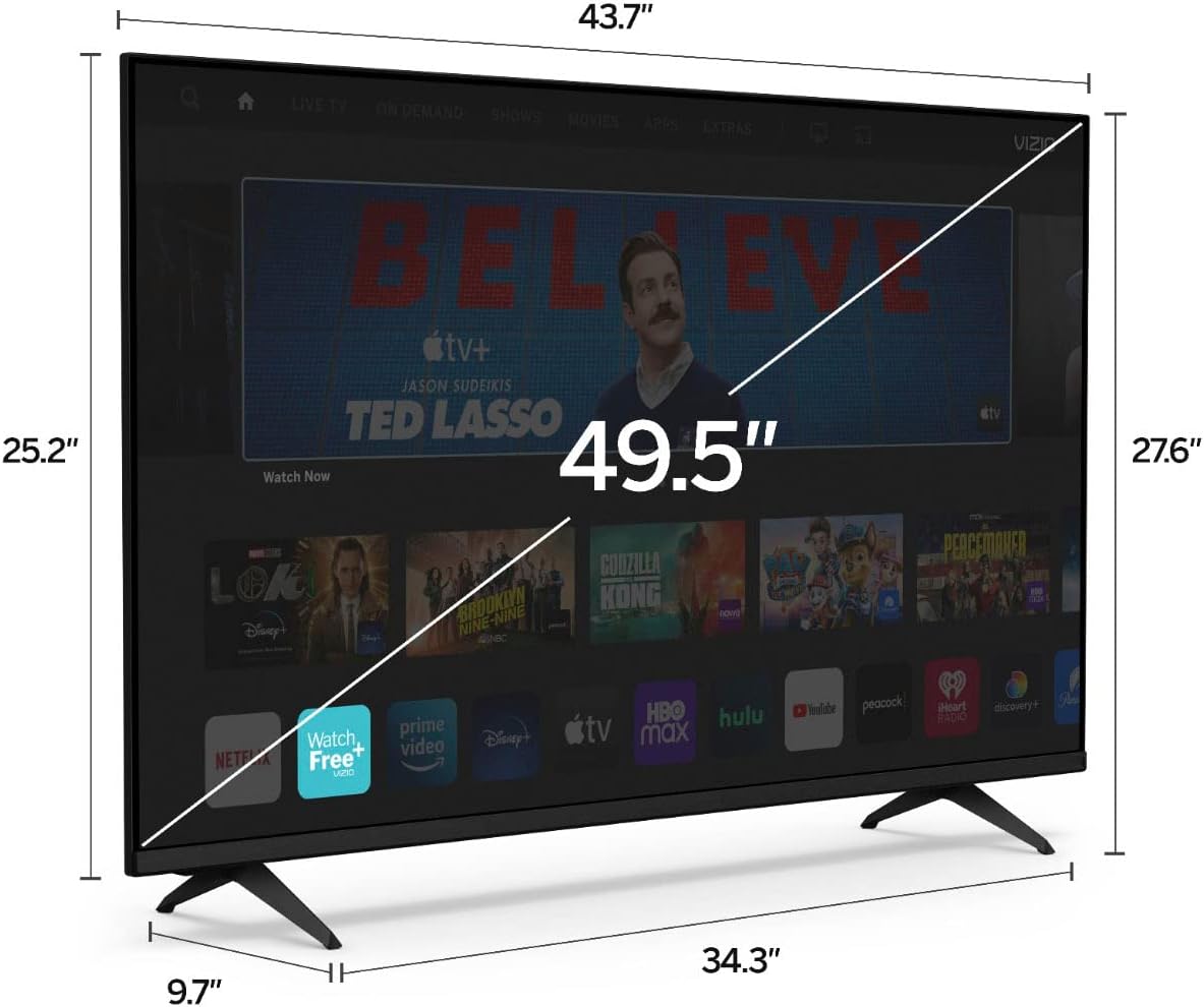 VIZIO 50-Inch V-Series 4K UHD Smart TV WiFi 6E Gaming VRR Dolby Vision HDR Bluetooth (Renewed) - Image 4