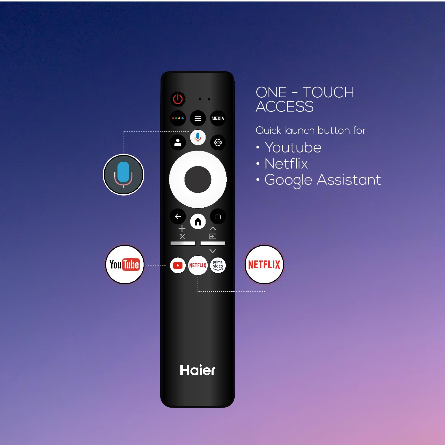 Haier 55-inch 4K UHD Smart Google TV Grey with Hands-Free Voice Control - Image 5
