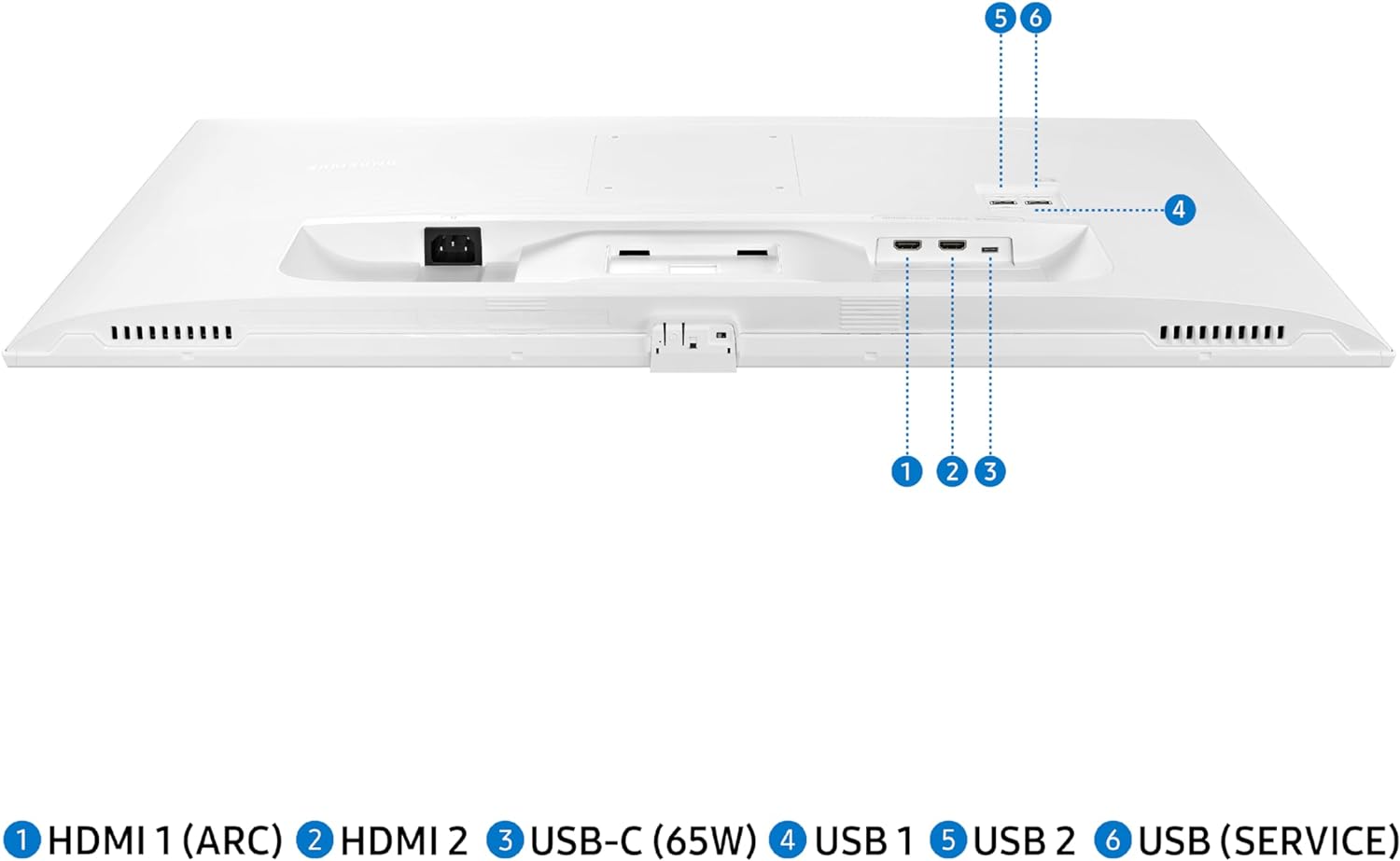 Samsung 32-Inch M7 Series 4K UHD Smart Monitor with Built-in TV, White, 2024 Model - Image 8