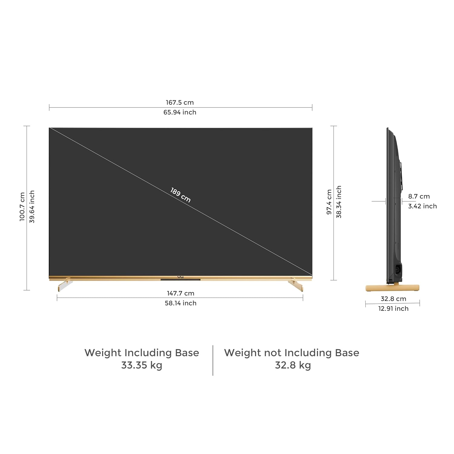 Vu 75 inch 4K QLED Masterpiece Series Television 75MASTERPIECE - Image 6
