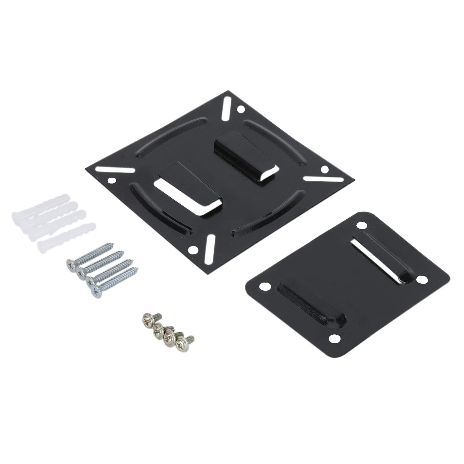 YAJNAS Black 14-27 Inch LED LCD TV Wall Mount Stand Bracket Pack of 3 - Image 2