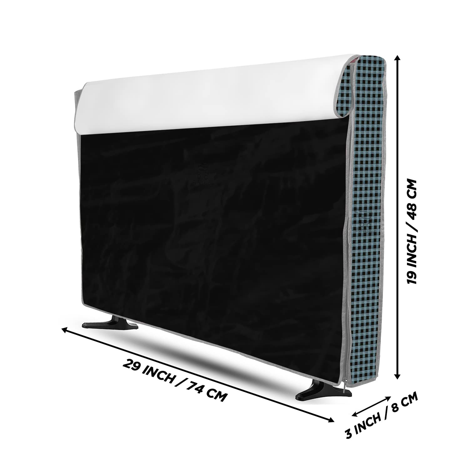 32 Inch Transparent LCD/LED TV Protector Cover Black Durable Zipper Enclosure - Image 3
