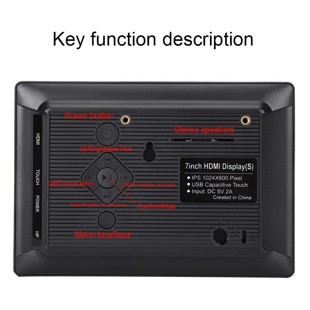 BAZPUR MART® 7-inch Mini HDMI LCD Monitor Display for PC Mainstream Systems - Image 2