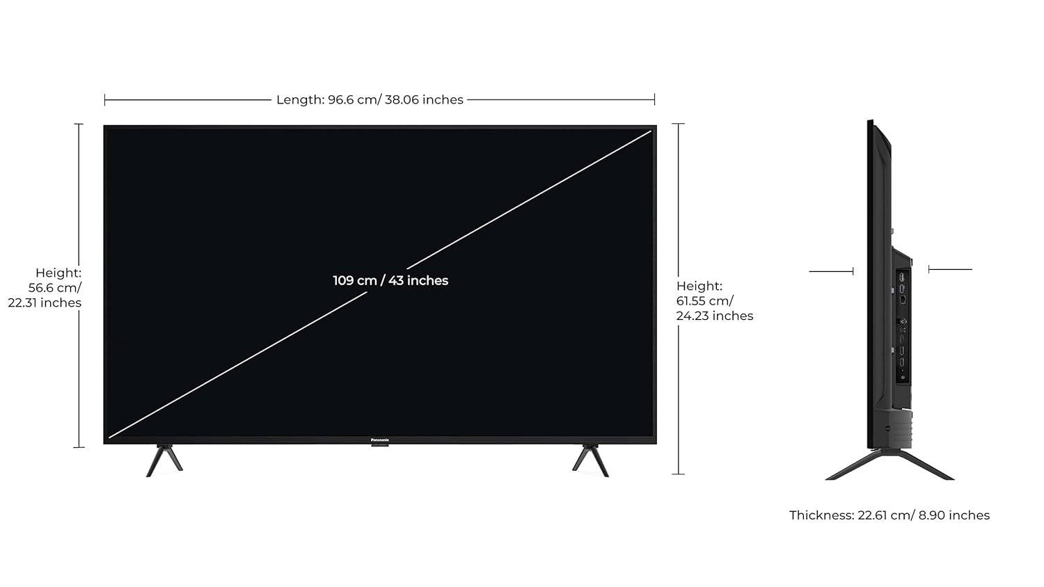 Panasonic 43-inch 4K UHD Smart LED Google TV TH-43MX660DX Black - Image 5