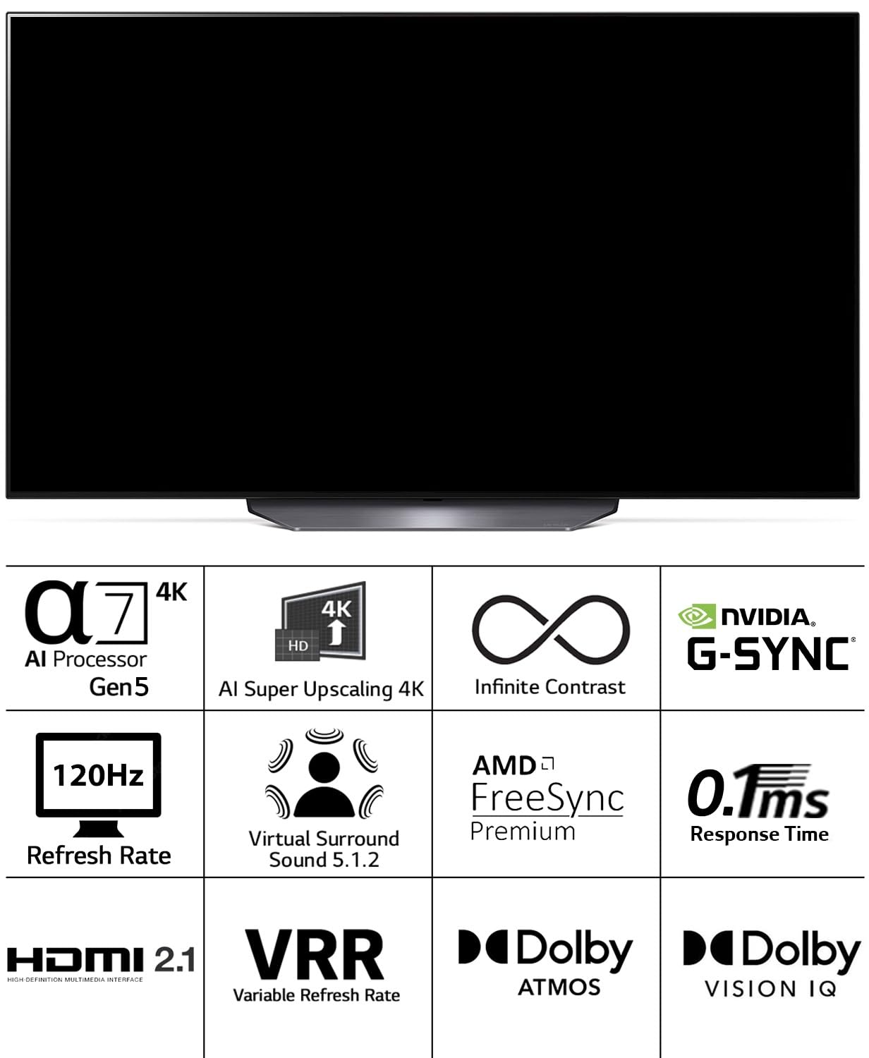 LG 55 inch 4K Ultra HD Smart OLED TV 55B2PSA Black New - Image 5