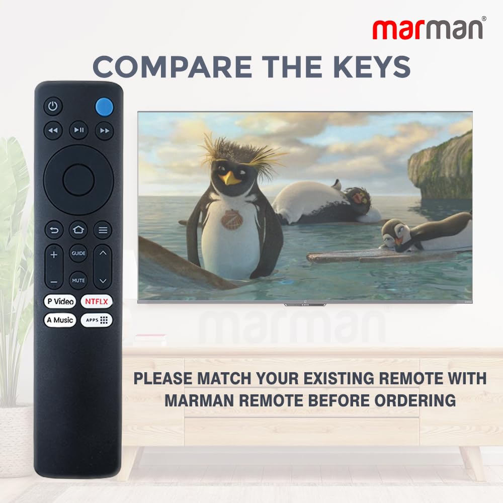 marman® Original Replacement Remote for Mi Redmi Fire TV L32R8-FVIN L43R8-FVIN HD Ready LED Smart Android Television Without Voice Command - Image 5