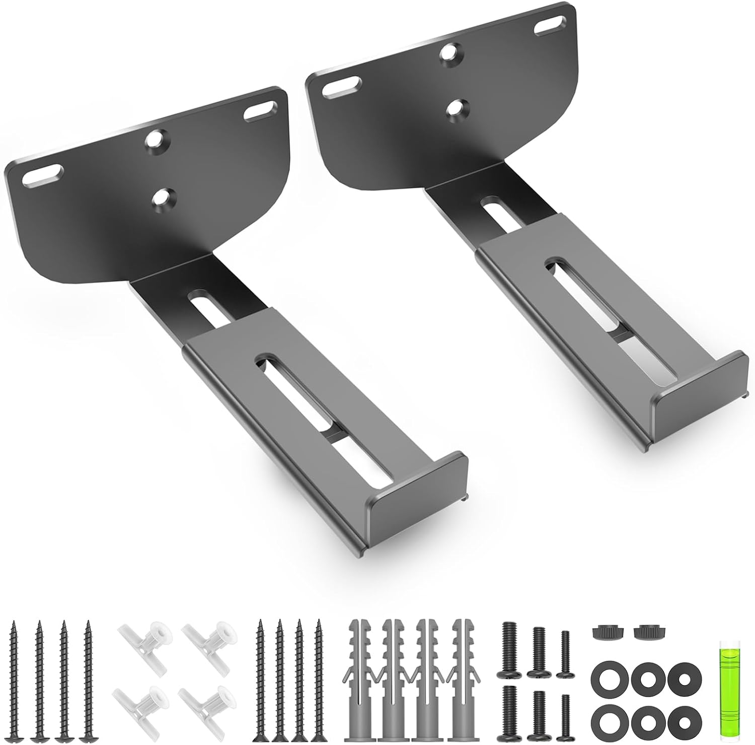 Adjustable Depth Soundbar Wall Mount Bracket, Holds 38 lbs, for Samsung Bose Vizio LG Sony JBL - Image 8
