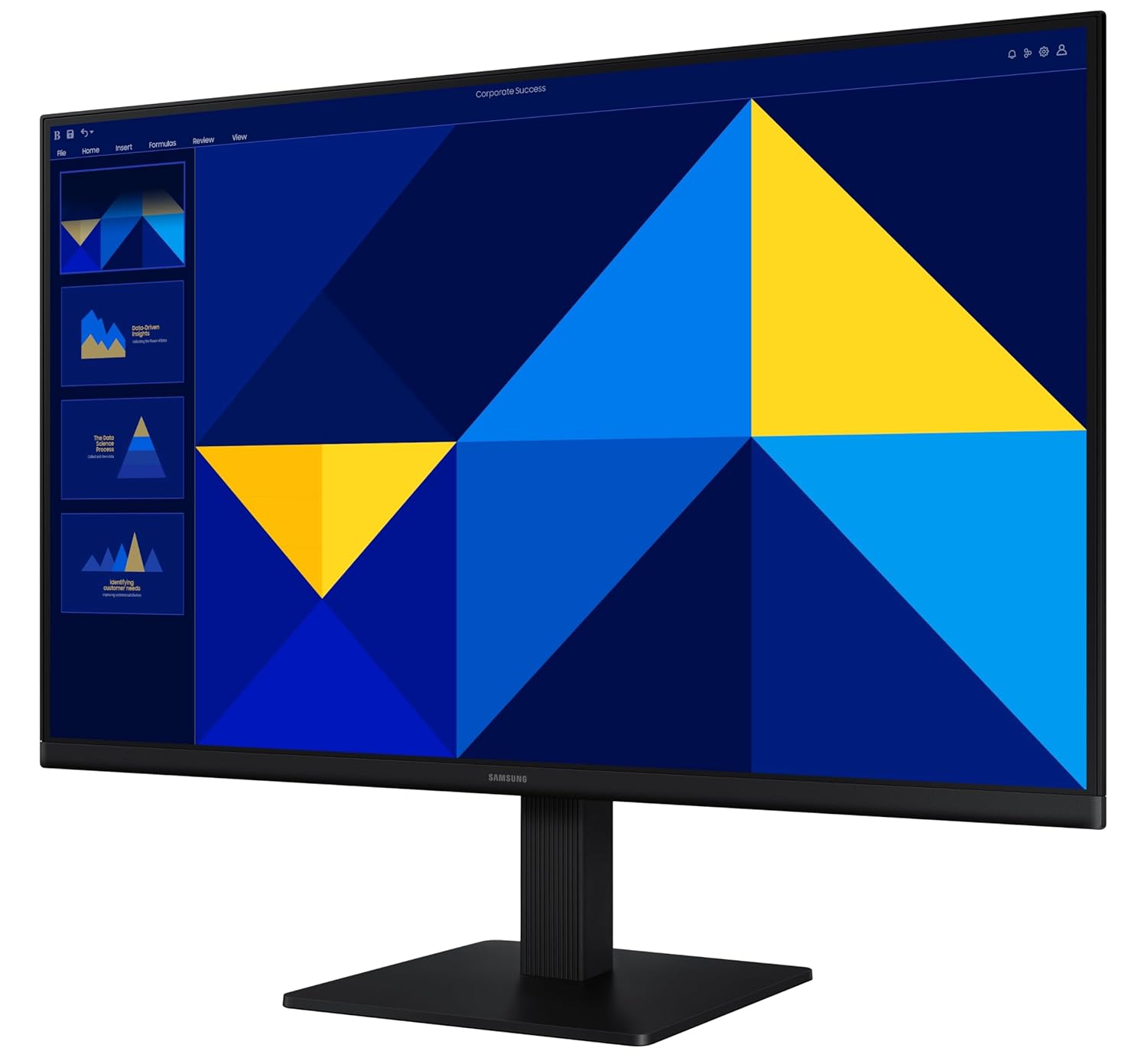 Samsung 22 Inch FHD 100Hz IPS Flat Monitor Black - Image 5