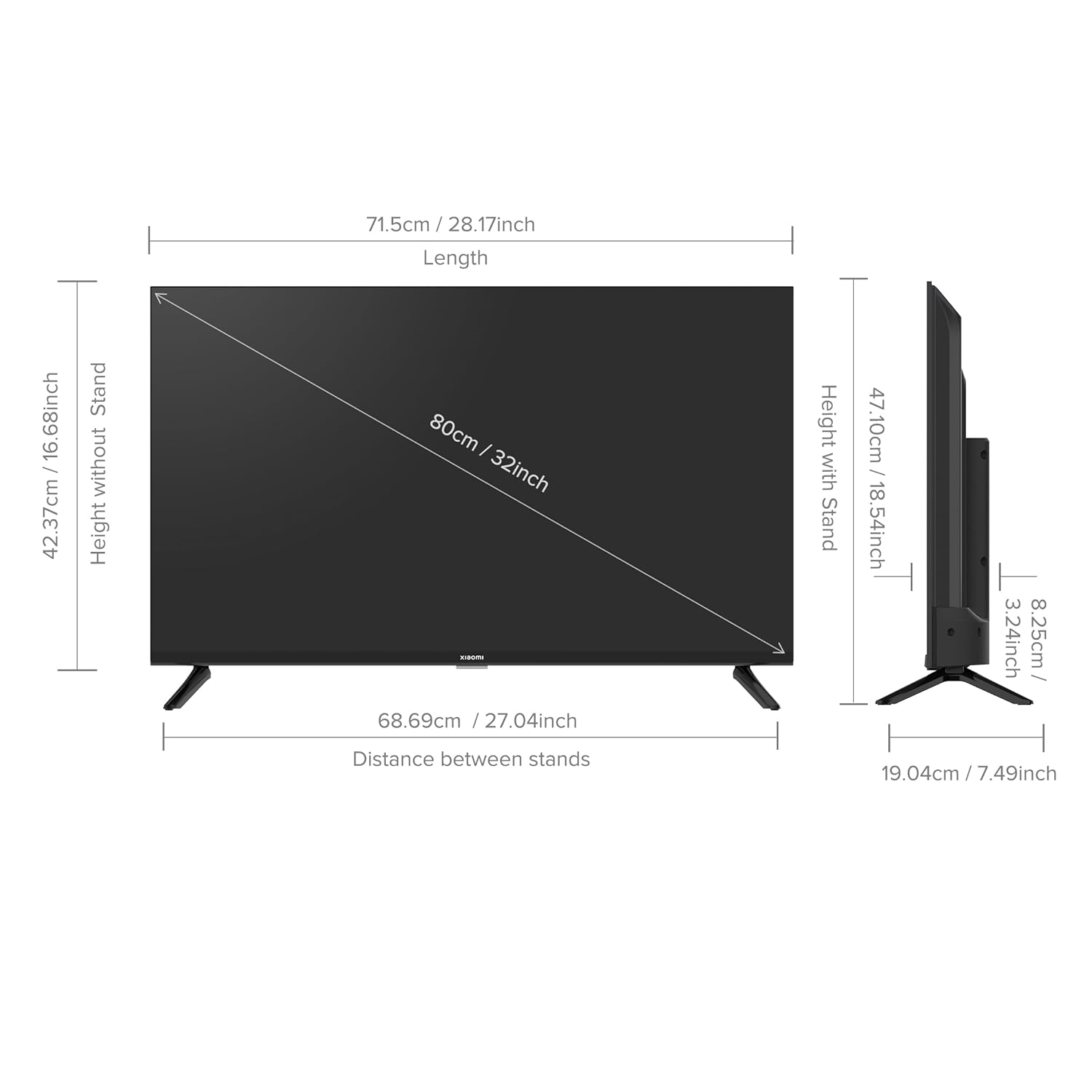 Xiaomi MI 32 Inch HD Ready Smart Google LED TV Black - Image 14