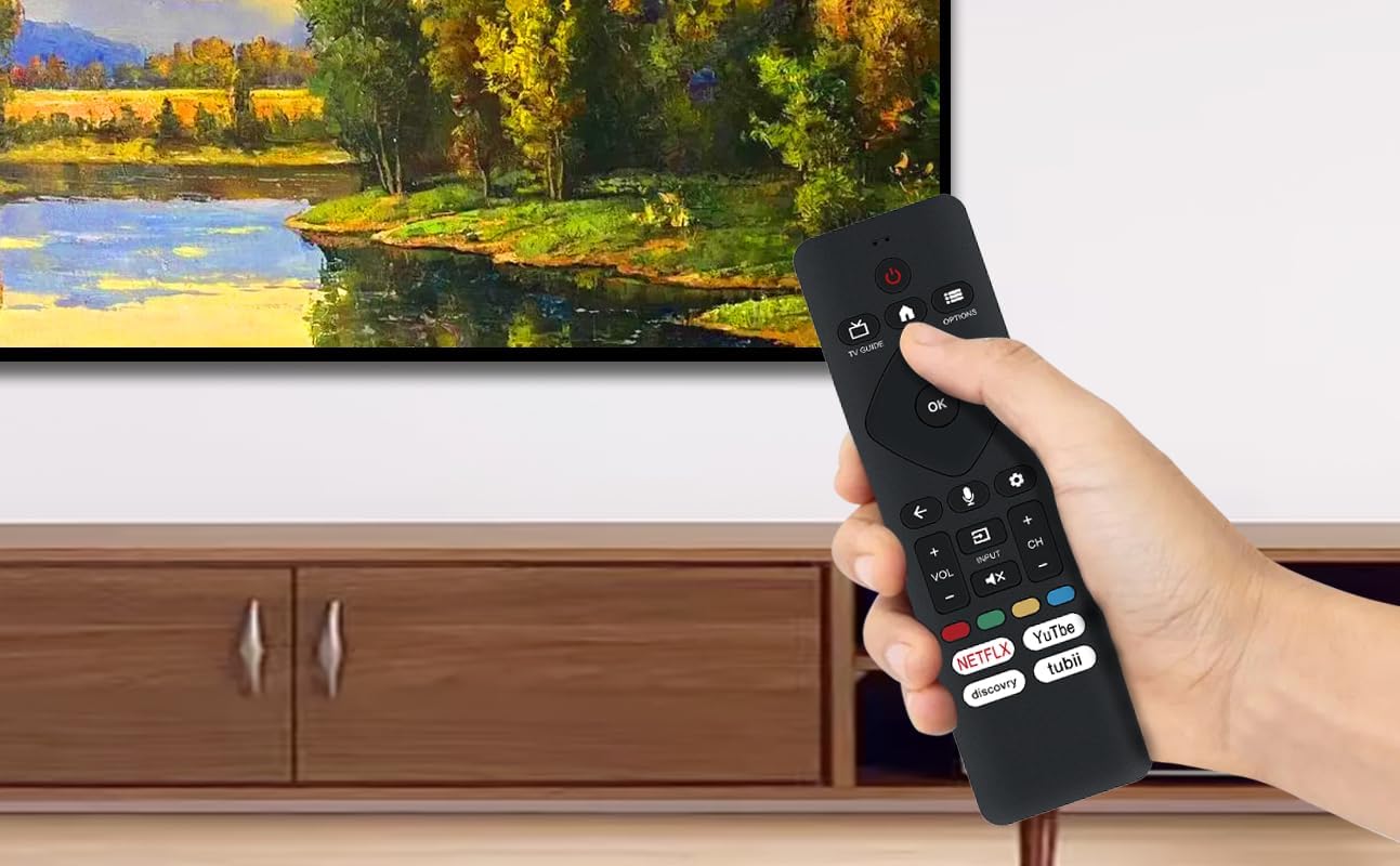 New Replacement URMT26CND002 RF439B Voice Remote Control for Philips Smart TVs with Netflix YouTube TUBI Buttons - Image 3