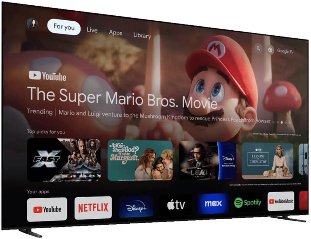 Sony 65 Inch BRAVIA 8 OLED 4K UHD Smart Google TV K65XR80C Renewed - Image 2
