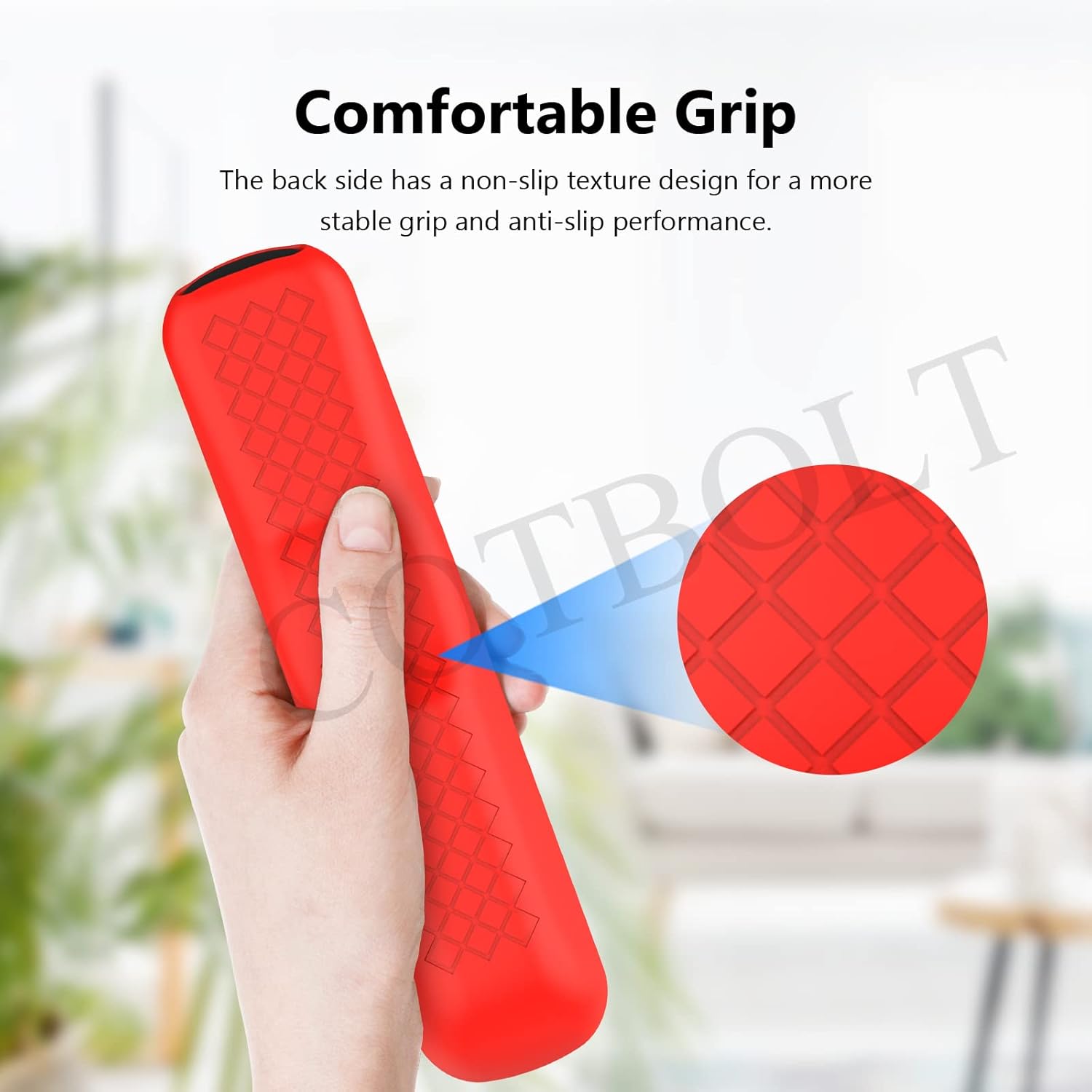 LG Magic Remote Silicone Protective Case Black Shockproof Cover for AN-MR21GA MR22GA MR23GA Smart TV Remotes - Image 4