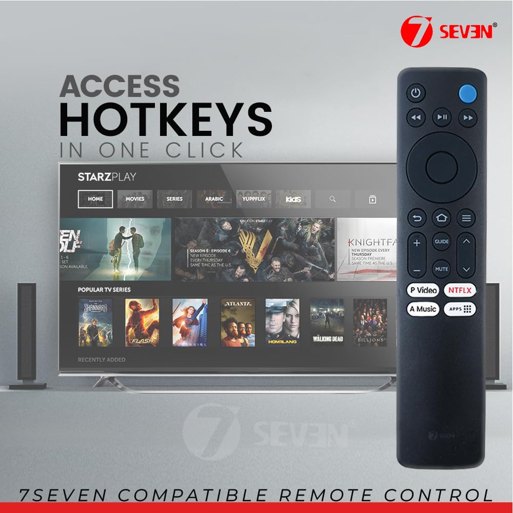 7SEVEN® Non-Voice Replacement Remote for Mi Redmi Fire TV L32R8-FVIN L43R8-FVIN 32 43 Inch TVs - Image 2
