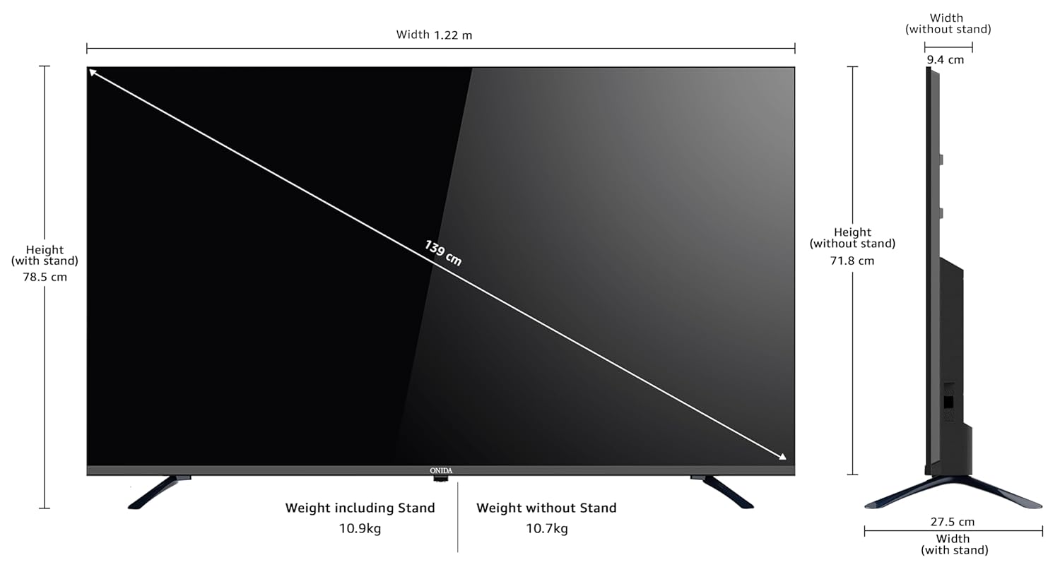 ONIDA 55 Inch 4K QLED Smart Google TV Nexg Series QZ55UI - Image 6