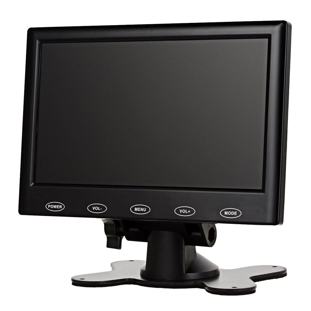 SallyBest 7 Inch Ultra Thin 16:9 HD 800x480 TFT Color Car Rear View Monitor with 2 Video Inputs and HDMI VGA Support - Image 5