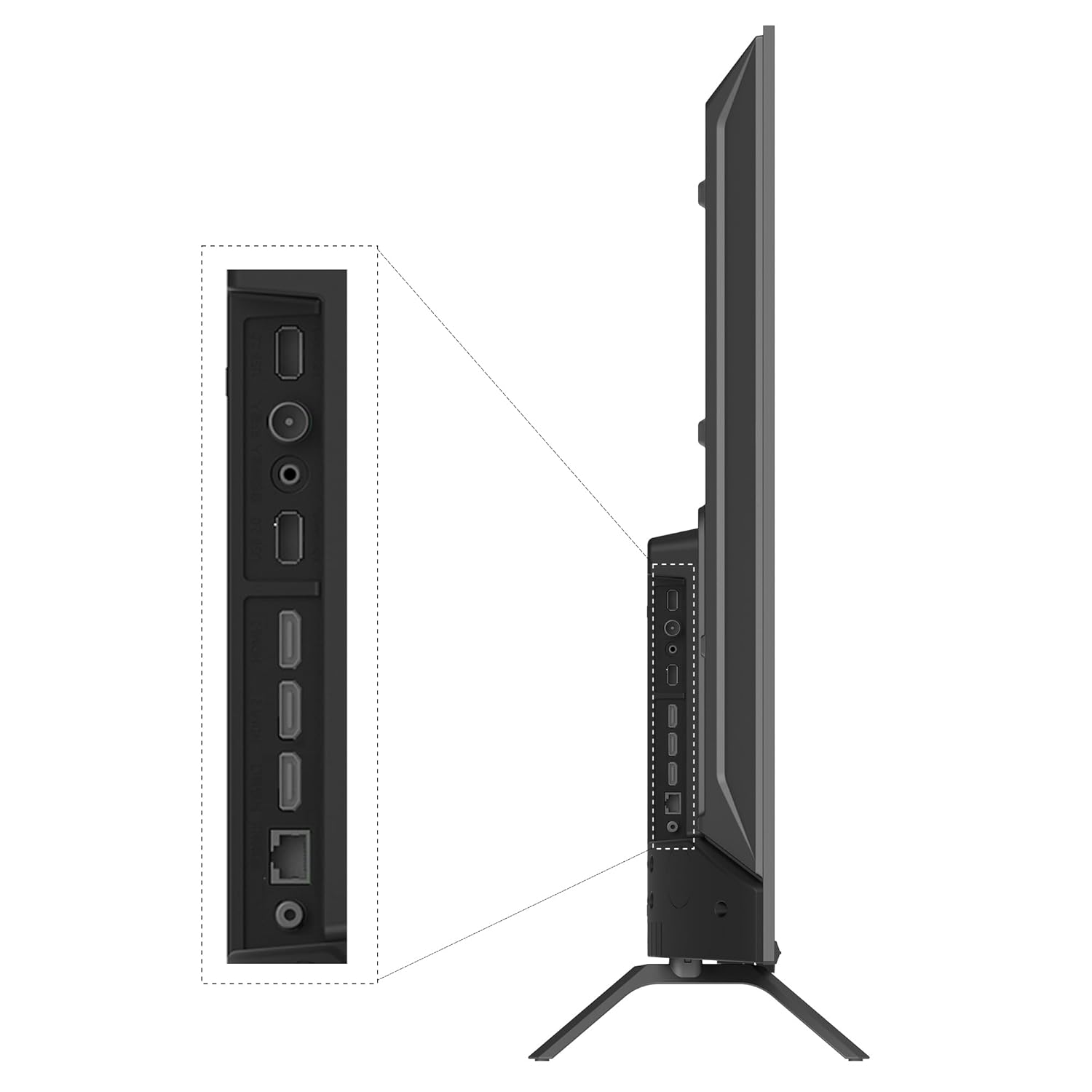 JVC 75 Inch AI Vision Series QLED Google TV LT-75NQ7165C Black - Image 4