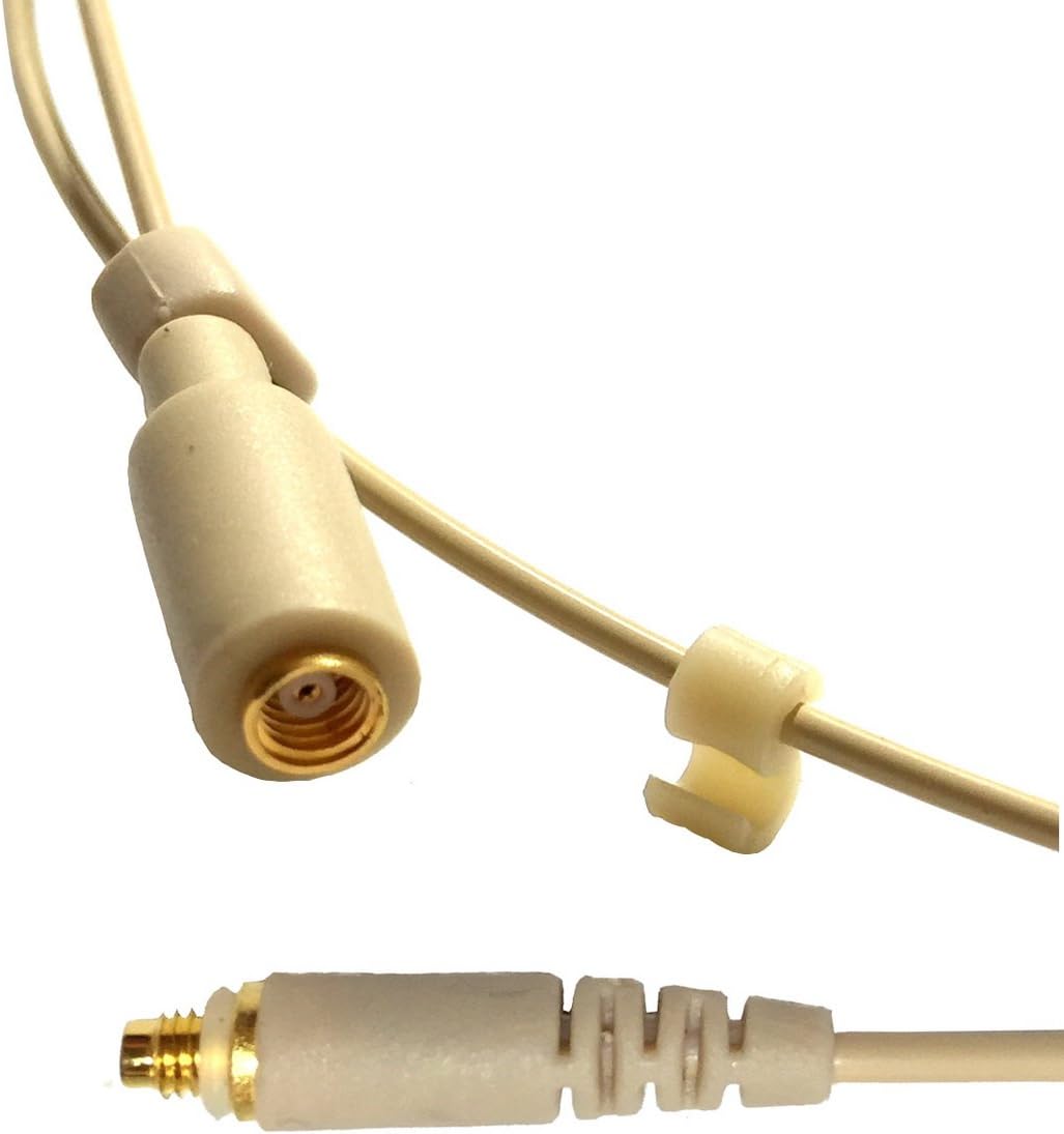 Microdot 4016 Omnidirectional Headset Microphone for Shure Wireless Systems - Detachable Mini XLR Cable - Image 2